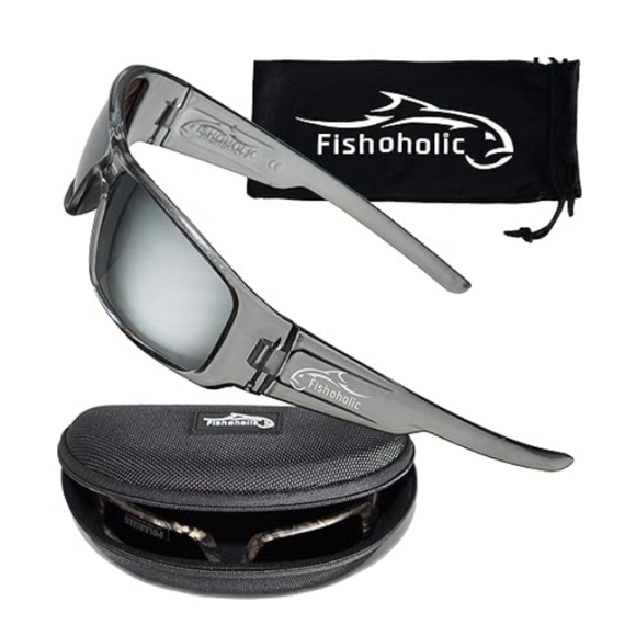 Polarized Fishing Sunglasses UV400-9 Colors Fishing Gift Men Women Silver Ice - Picture 3 of 8